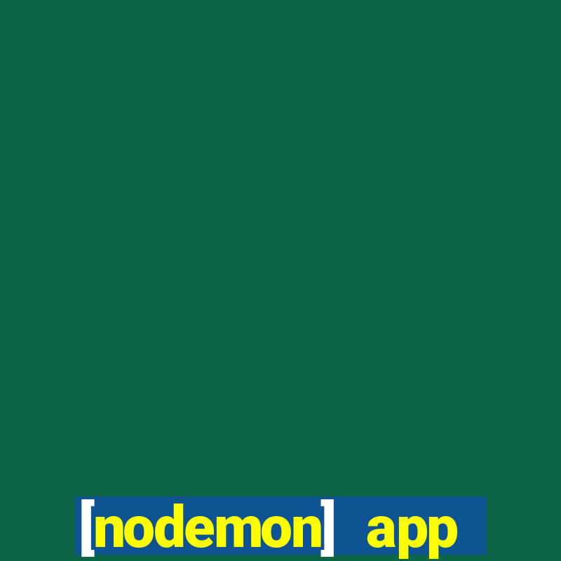 [nodemon] app crashed - waiting for file changes before starting...